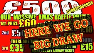 £500.00 VIEWERS PRIZE DRAW..SCRATCHCARDS..
