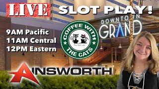 HUGE WINS! AINSWORTH  COFFEE WITH THE CATS