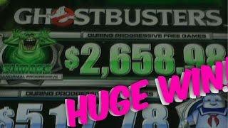 **LIVE PLAY!!!/HUGE BONUS WIN!!** Ghostbusters Slimers Gone Wild Slot Machine at The Wynn