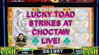 S1:E41 Mighty Cash Mondays White Tiger! Lucky Toad Strikes AGAIN at Choctaw!