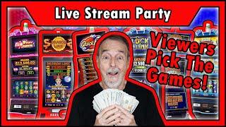 ⋆ Slots ⋆ LIVE! Video Poker AND Slots - VIEWERS Pick ALL the Games  • The Jackpot Gents