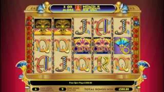 cleopatra Fruit Machine- BIG win from the free spin feature!