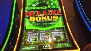 Doubled my money on Emerald City slot max bet