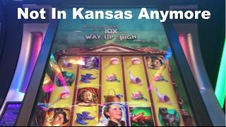 Wizard of Oz Not in Kansas Anymore Live Play at Max Bet Slot Machine
