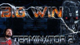BIG WIN on Terminator 2 - Hot Mode - Microgaming Slot - 2,10€ BET!