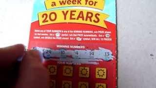 "The Good Life" $10,000 a week for 20 years - Illinois Lottery $10 ticket