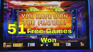 King Of Sunset Slot Machine Bonus Win !! 51 Free Games Won