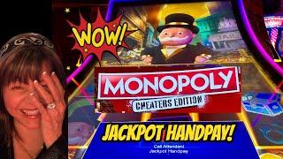 Woo Hoo! Mr Monopoly Cheated For A Jackpot Handpay!