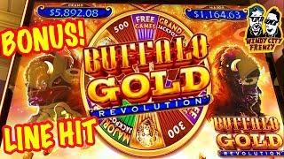 BUFFALO GOLD REVOLUTION•BONUS•LINE HIT•CASINO GAMBLING•️