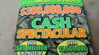 $10 Cash Spectacular Instant Lottery Scratchcard