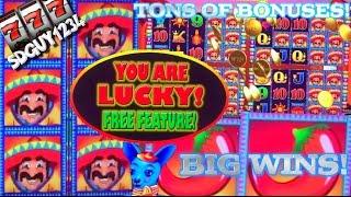 • BIG WINS!!! Bonuses on More Chili Slot Machine - SPICY AF •