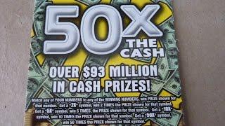 50X the Cash - Illinois Instant Lottery Scratchcard