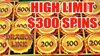 $300 SPINS ⋆ Slots ⋆ HIGH LIMIT DRAGON LINK JACKPOT HANDPAY IN VEGAS!