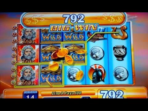 Zeus Slot JACKPOT Video - $18 Bet - 25 Spins Bonus Round!