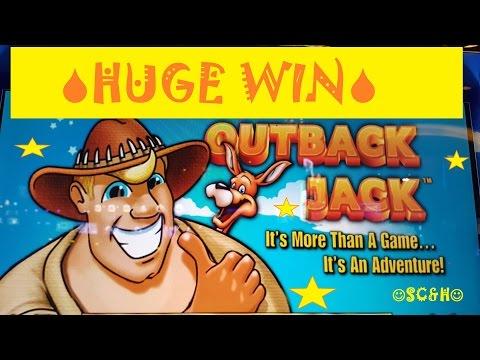**HUGE WIN** Outback Jack | MAX BET | Slot Machine Bonus