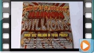 $20 Illinois Millions Instant Lottery Scratchcard
