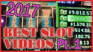 • 2017 BEST SLOT VIDEOS • Pt1• WINS of $500++ • Slot Machine Pokies w Brian Christopher