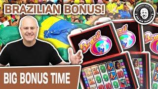 • BIG BRAZIL BONUS Playing Slots! • Triple Star Action Too