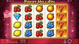 Fruit Million slot by BGAMING