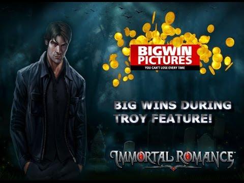 Immortal Romance Slot - Troy Feature Big Wins!