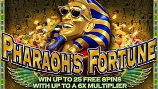 Pharaoh's Fortune HIGH LIMIT SLOTS w/Bonus Round