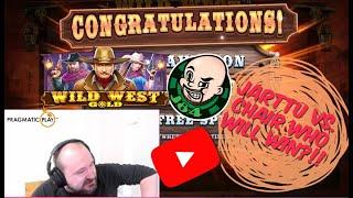 Jarttu Vs Chair Who Will Win!! Two Big Wins From Wild West Gold!!