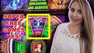 BETTER Than a HANDPAY! Jackpot Super Free Games on Wonder 4 Slot!