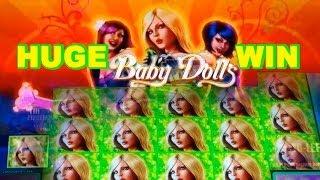 MAX BET - Baby Dolls 2¢ -HUGE WIN! - *NEW GAME* -  Slot Machine Bonus