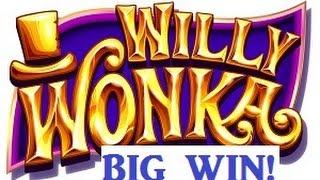 Willy Wonka Slot Machine  Wonka Spins Bonus  BIG WIN!