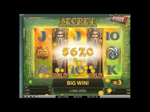 Secret Of The Stones +450x Total Bet Win!