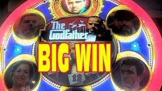 The Godfather 3 Reel Slot Machine BIG WIN Bonus