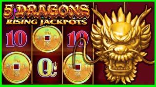 5 DRAGONS RISING JACKPOTS ⋆ Slots ⋆ BIG WIN ⋆ Slots ⋆ THIS GAME CAN PAY!