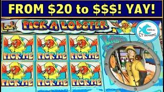 FROM $20 to ??? ★ Slots ★LUCKY LARRY'S LOBSTERMANIA SLOT MACHINE PAYS OUT! ★ Slots ★LOVE IGT SLOTS! 