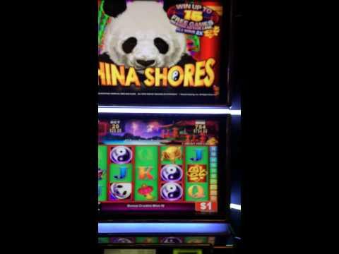 China shores high limit slot machine big win $20 bet