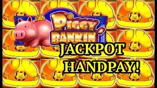 HANDPAY: High limit play on piggy bankin and huff n puff