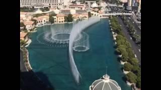 Afternoon View of the Bellagio Fountains on the Las Vegas Strip