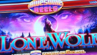Live Play on AWESOME REELS LONE WOLF