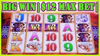 BIG WIN | $12 MAX BET | WONDER 4 TOWER BUFFALO GOLD | SLOT MACHINE