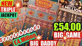 •BIG Sunday £54•Scratchcards•NEW TRIPLE JACKPOT•BIG DADDY•INSTANT £500•MONEY KINGDOM•