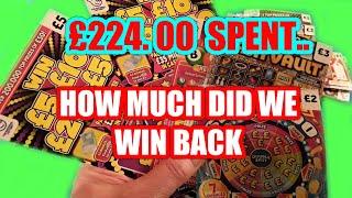 WOW!..WE SPENT £224.00 ON SCRATCHCARD..AND WE WON BACK?
