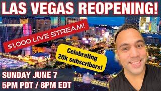 ★ Slots ★ 20,000 Subscriber Celebration Live Slot Play from Las Vegas!! 5pm PST / 7pm CST / 8pm EST!