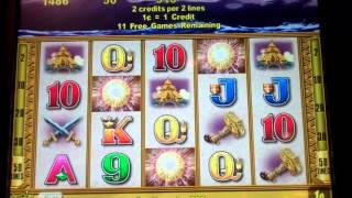 Viking Riches Slot Machine Bonus + 2 Retriggers - 30 Free Spins Win