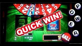**MAX BET $5** "POWERBALL'  Slot Machine " Quick Win!...