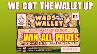 BIG SCRATCHCARD GAME ""WE GOT THE WALLET UP" SO WE WIN ALL PRIZES & FULL 500s"CASH SPECTACULAR