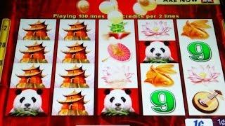 Wild Panda Slot Machine-2 BONUS WINS @ $2.00 BET