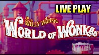 WORLD OF WONKA SLOT: MAX BET LIVE PLAY W/ BONUSES
