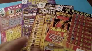 BONUS Scratchcards..V.I.P..Luxury Lines..Bingo DOUBLER..Pharaoh"s Fortune..Red Hot 7"s Doubler