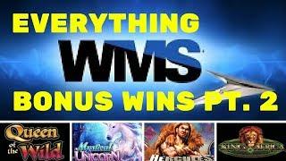 •ALL WMS• Bonus Slot Play Part 2 *BIG WINS* Mystical Unicorn FULL SCREEN | King Of Africa & More!