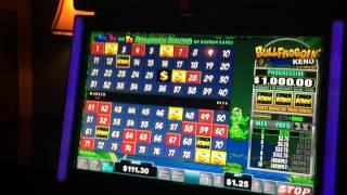 LIVE PLAY on Bullfroggin' Keno Slot Machine with Bonuses