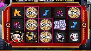BETTY BOOP Video Slot Casino Game with a WHEEL BONUS